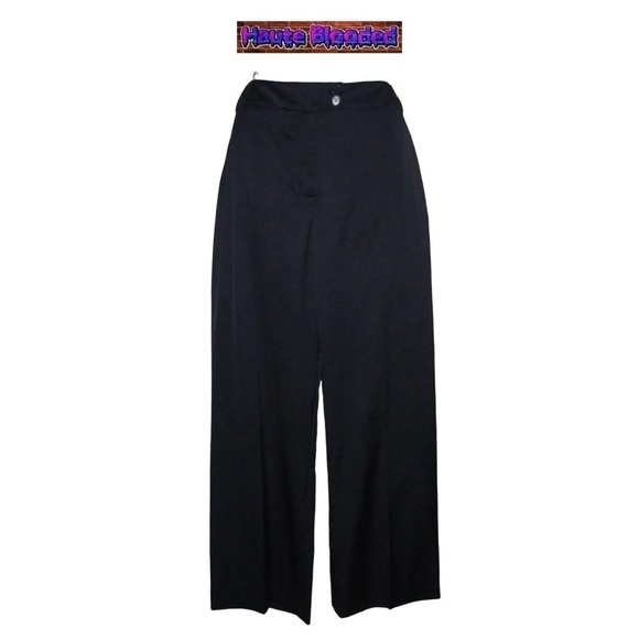 Etro Pants Neiman Marcus Blue Shiny Career Saks Slacks Designer Trousers Short - Picture 9 of 9